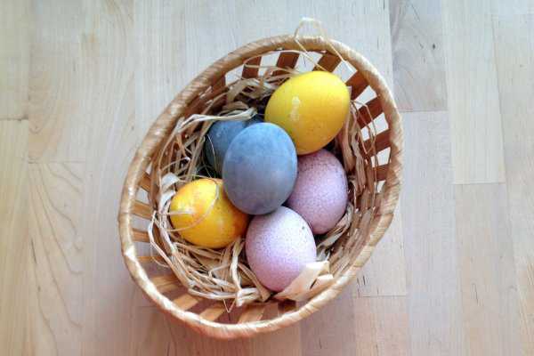 Натуральные красители для яиц